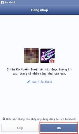 Xác nhận chơi game