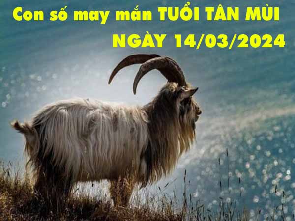 thống kê con số may mắn tuổi Tân Mùi ngày 14/3/2024