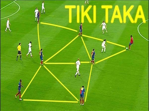 Tiki-Taka là chiến thuật bóng đá được yêu thích hiện nay