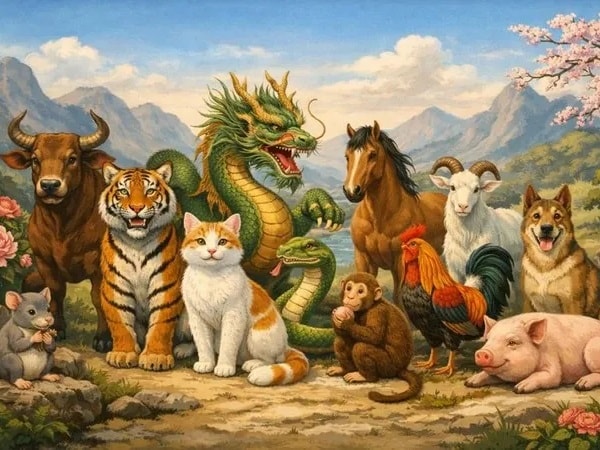 Con số may mắn ngày 1/2/2026 chủ nhật của 12 con giáp